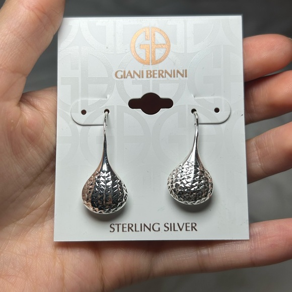 Giani Bernini 18k gold over sterling silver earrings - Picture 2 of 4